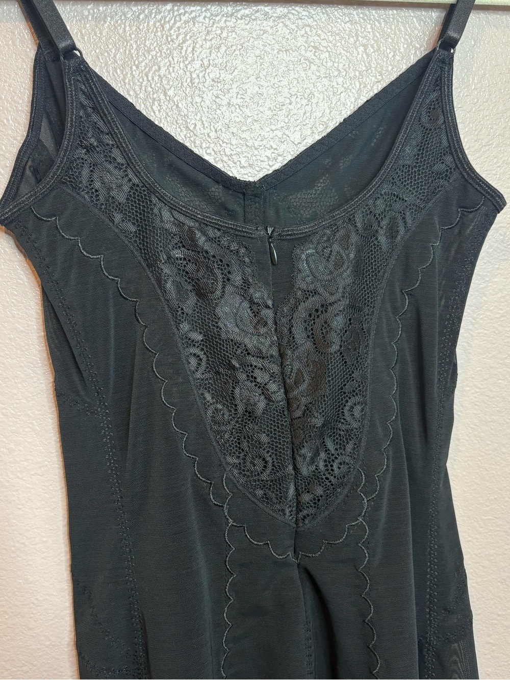 I.AM.GIA Black Lace Zip-Back Slip